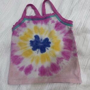 Matilda Jane Pink and Yellow Tie-Dye Camisole